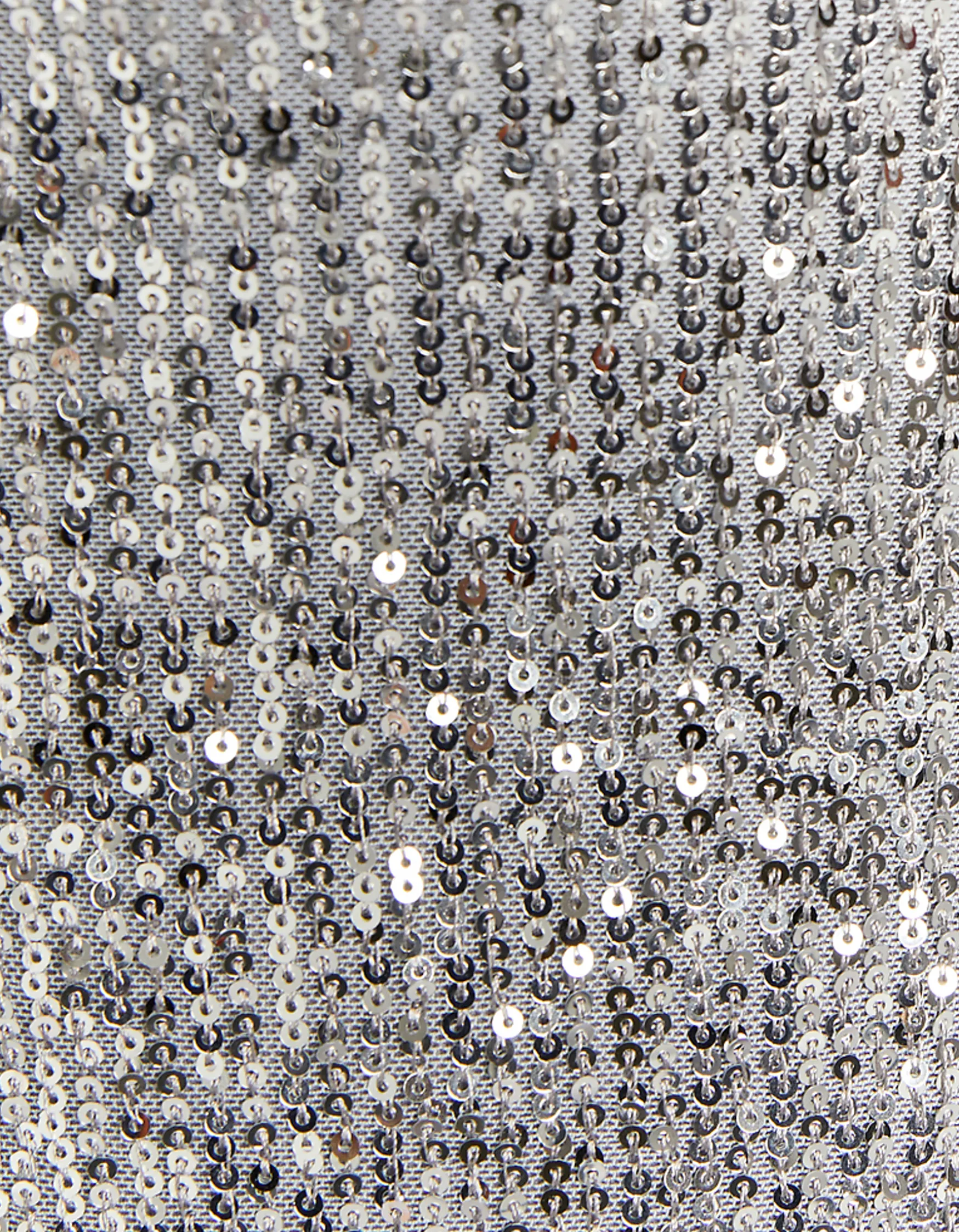 Abito midi argento con paillettes e spacco laterale^Tally Weijl Fashion