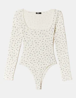Body A Fiori con Dettaglio in Pizzo^Tally Weijl Shop