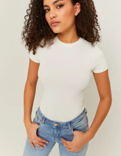 Body Basico Bianco a Maniche Corte^Tally Weijl Outlet