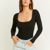 Body Basico con Dettaglio in Pizzo^Tally Weijl Shop