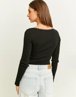 Body Basico con Dettaglio in Pizzo^Tally Weijl Shop