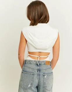 Body Bianco con Cappuccio e Dettaglio Sexy^Tally Weijl Store