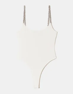 Body Blu con Spalline Catena in Strass^Tally Weijl Hot