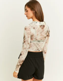 Camicia a Quadri Arricciata^Tally Weijl Fashion