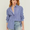 Camicia Blu a Righe Bianche^Tally Weijl Best