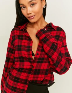 Camicia Oversize a Quadri e Nera^Tally Weijl Best Sale
