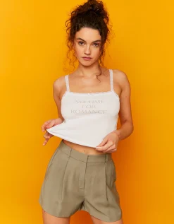Canottiera con Stampa e Inserto in Pizzo^Tally Weijl Store