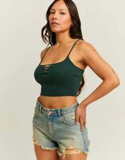 Canottiera con Lace Up Frontale^Tally Weijl Shop