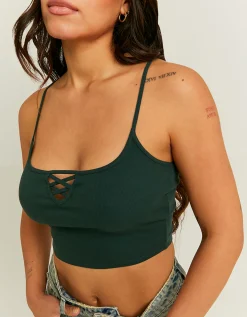 Canottiera con Lace Up Frontale^Tally Weijl Shop