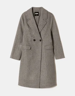 Cappotto in Finta Lana Grigio^Tally Weijl Clearance