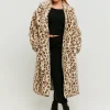 Cappotto in Finta Pelliccia Lungo Stampa Leo^Tally Weijl Hot