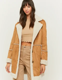 Cappotto In Pelliccia Sintetica Marrone^Tally Weijl New