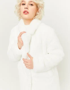 Cappotto lungo Bianco in pelliccia sintetica^Tally Weijl New