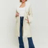 Cappotto Trench Bianco in Finta Pelle con Dettagli in Finta Pelliccia^Tally Weijl Cheap
