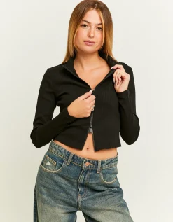 Cardigan Aderente con Zip^Tally Weijl Outlet