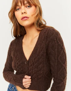 Cardigan Corto In Maglia Intrecciata^Tally Weijl New