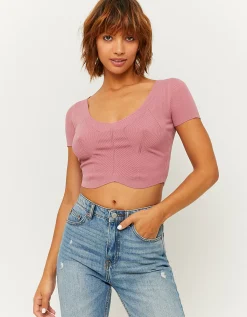Crop Top In Maglia Basico^Tally Weijl Cheap