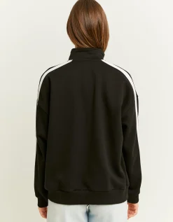 Felpa con Zip Nera^Tally Weijl Cheap