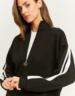 Felpa con Zip Nera^Tally Weijl Cheap