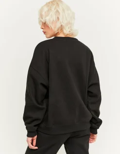 Felpa Fantasia Oversize Nera^Tally Weijl Fashion