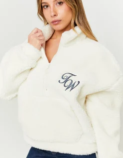 Felpa in Sherpa Oversize con Patch^Tally Weijl Online
