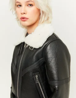 Giacca Aviatore in Similpelle Nera^Tally Weijl Cheap