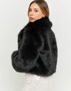 Giacca in Finta Pelliccia Nera Extra Fluffy^Tally Weijl Cheap
