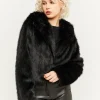 Giacca in Pelliccia Sintetica Nera^Tally Weijl Clearance