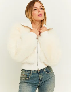 Giacca in Pelliccia Sintetica con Chiusura Zip^Tally Weijl Online