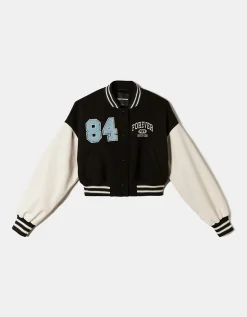 Giacca Varsity Corta Nera^Tally Weijl Cheap