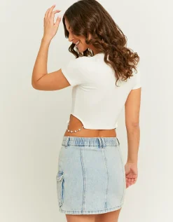 Gonna Cargo in Jeans a Vita Alta^Tally Weijl Best Sale