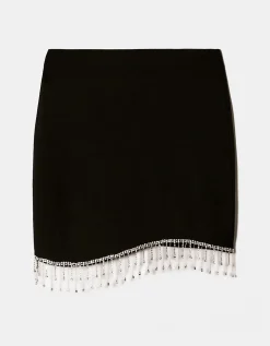Gonna Corta Nera con Cascata di Strass^Tally Weijl Outlet