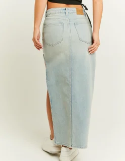 Gonna in Jeans a Vita Alta con Spacco Laterale^Tally Weijl Hot