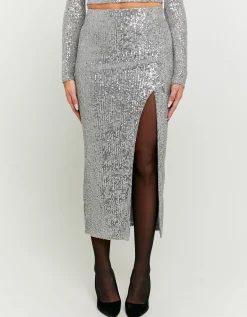 Gonna Lunga di Paillettes con Spacco^Tally Weijl Outlet