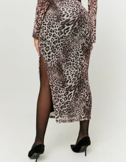 Gonna Lunga Fit Sirena con Stampa Leo^Tally Weijl Online