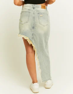 Gonna Midi di Jeans con Orlo Irregolare^Tally Weijl Store