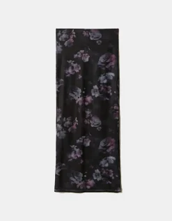 Gonna Midi in Mesh Nera a Fiori^Tally Weijl Cheap