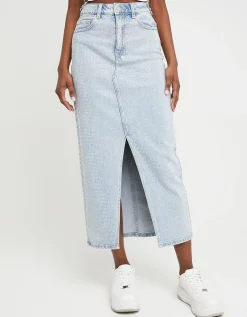 Gonna Midi Vita Alta di Jeans con Strass^Tally Weijl Discount