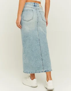 Gonna Midi Vita Alta di Jeans con Spacco^Tally Weijl Clearance