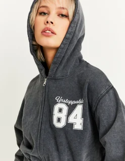 Hoodie Corta Fantasia Effetto Acid Wash^Tally Weijl Discount