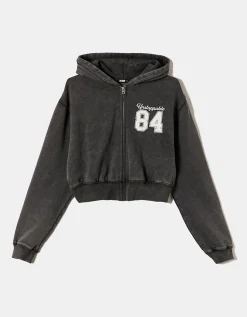Hoodie Corta Fantasia Effetto Acid Wash^Tally Weijl Discount