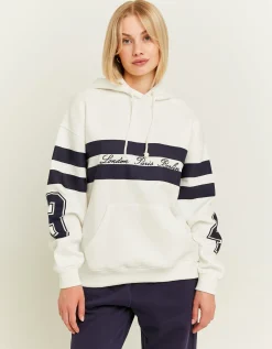 Hoodie Oversize con Stampa Collegiale^Tally Weijl Flash Sale