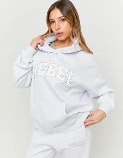 Hoodie Oversize con Ricamo in Lurex^Tally Weijl Best