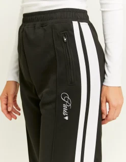 Joggers Straight Leg Neri a Vita Elastica^Tally Weijl Fashion