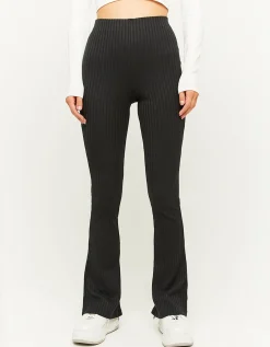 Leggings A Zampa A Costine Neri^Tally Weijl Outlet