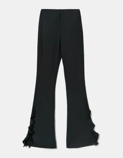 Leggings a Zampa con Ruffles Neri^Tally Weijl Cheap