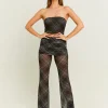 Leggings Bootcut a Quadri con Gonna^Tally Weijl Clearance