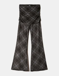 Leggings Bootcut a Quadri con Gonna^Tally Weijl Clearance