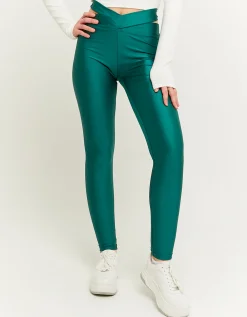 Leggings Skinny Verdi Effetto Lucido^Tally Weijl Discount