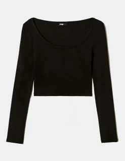 Maglietta Basica Maniche Lunghe Nera^Tally Weijl Online